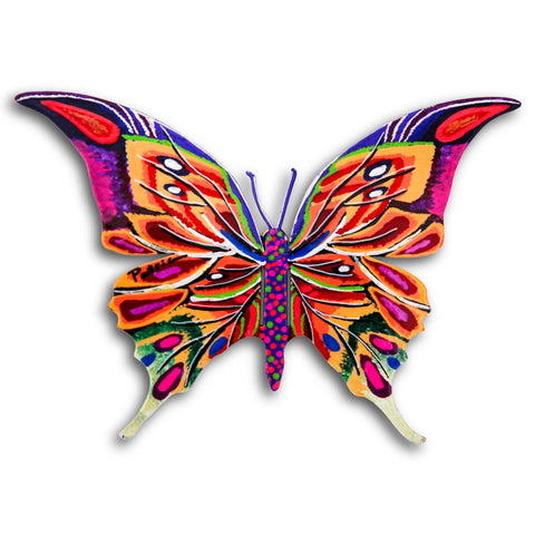 Patricia Govezensky- Original Painting on Cutout Steel "Butterfly"