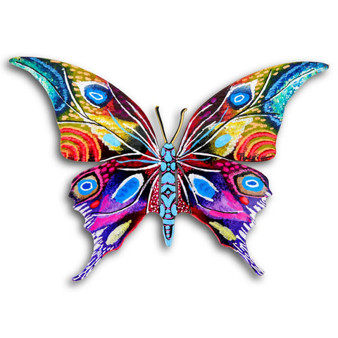 Patricia Govezensky- Original Painting on Cutout Steel "Butterfly"