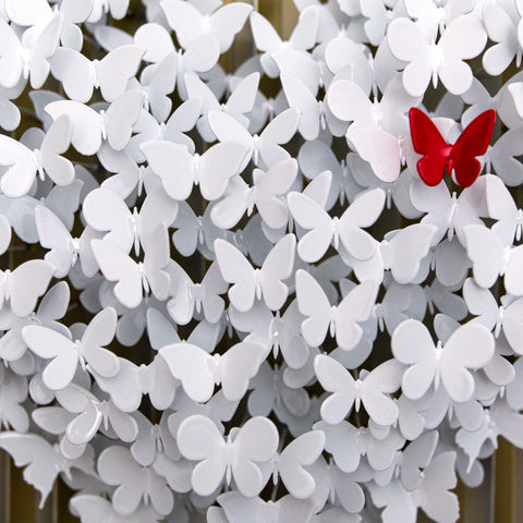 Patricia Govezensky- Original Hand-Painted KINETICFLY™ Sculpture "Flying Heart" -4
