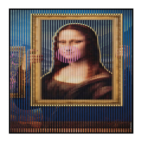 Patrick Rubinstein - "Mona Chewing Her Gum" - 1