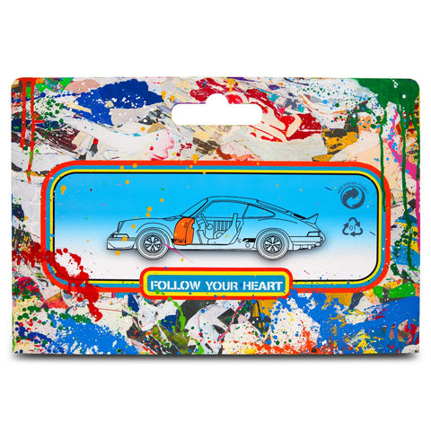 Mr. Brainwash- Stencil and Mixed Media on Fiberglass Sculpture "Vandalized Car" -2