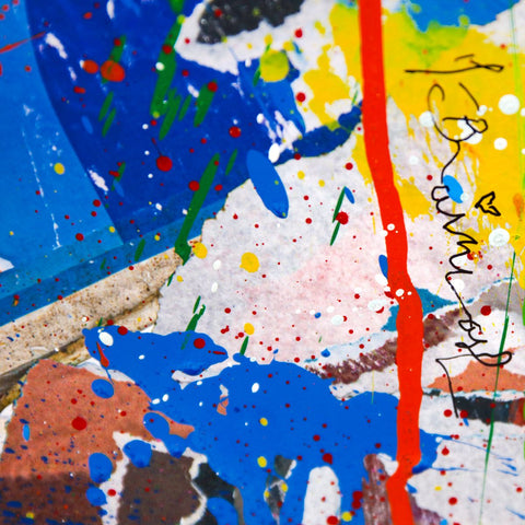 Mr. Brainwash- Stencil and Mixed Media on Fiberglass Sculpture "Vandalized Car" -4