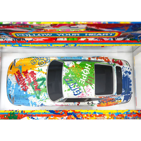 Mr. Brainwash- Stencil and Mixed Media on Fiberglass Sculpture "Vandalized Car" -5