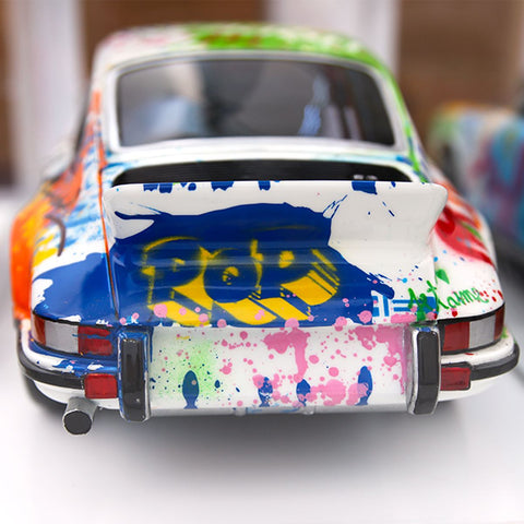Mr. Brainwash- Stencil and Mixed Media on Fiberglass Sculpture "Vandalized Car" -6