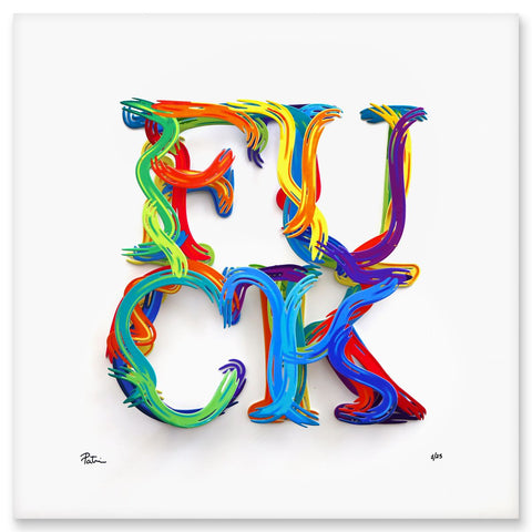 Patricia Govezensky- Three-layer cutout metal and sculpted wood mixed media "Bold Rebellion"