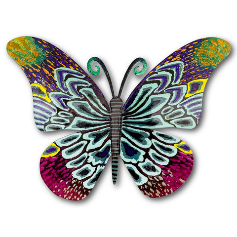 Patricia Govezensky- Original Painting on Cutout Steel "Butterfly"