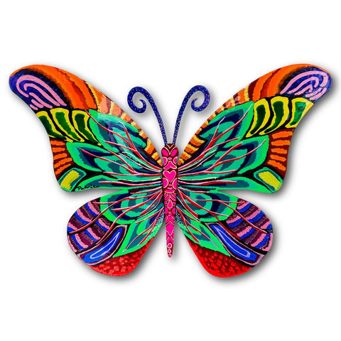 Patricia Govezensky- Original Painting on Cutout Steel "Butterfly"
