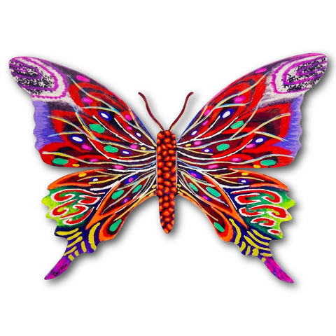 Patricia Govezensky- Original Painting on Cutout Steel "Butterfly"