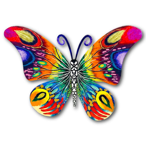 Patricia Govezensky- Original Painting on Cutout Steel "Butterfly"