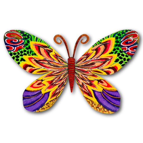 Patricia Govezensky- Original Painting on Cutout Steel "Butterfly"