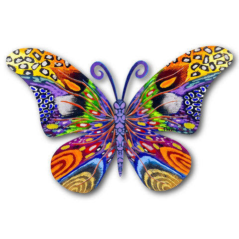 Patricia Govezensky- Original Painting on Cutout Steel "Butterfly"