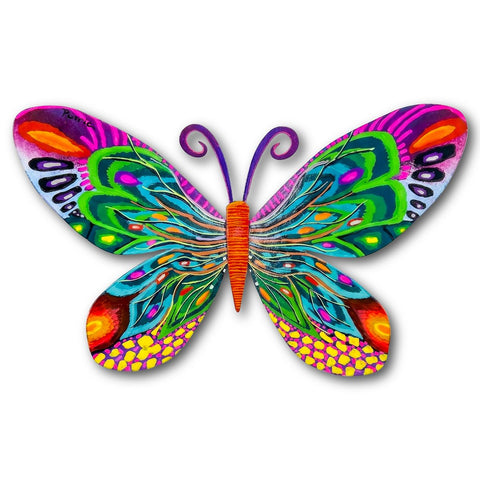 Patricia Govezensky- Original Painting on Cutout Steel "Butterfly"