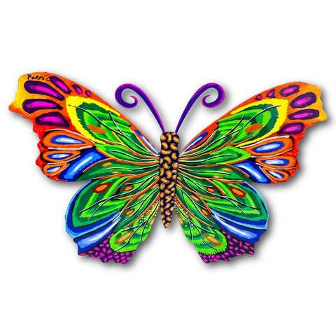 Patricia Govezensky- Original Painting on Cutout Steel "Butterfly"