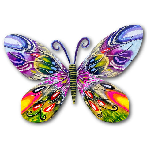 Patricia Govezensky- Original Painting on Cutout Steel "Butterfly"