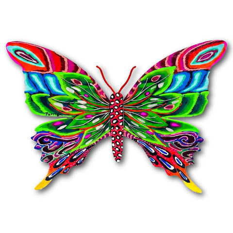 Patricia Govezensky- Original Painting on Cutout Steel "Butterfly"