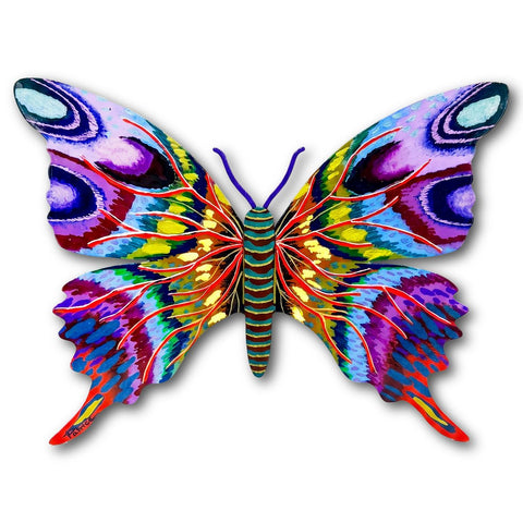 Patricia Govezensky- Original Painting on Cutout Steel "Butterfly"