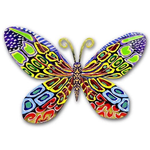 Patricia Govezensky- Original Painting on Cutout Steel "Butterfly"