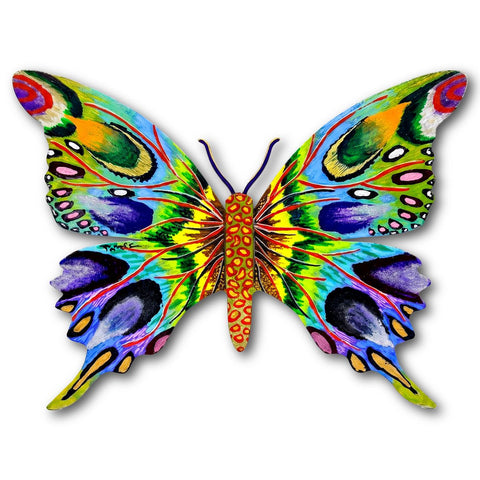Patricia Govezensky- Original Painting on Cutout Steel "Butterfly"