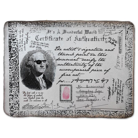 Mr. Brainwash- Mixed Media Original on Deckle Edge Paper "Everyday Life" -4