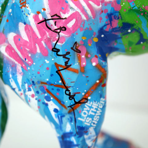 Mr. Brainwash- Stencil and Mixed Media on Fiberglass Sculpture "Horse, 2026" -5