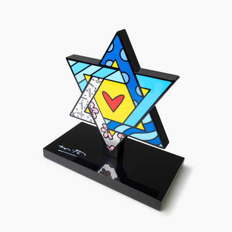 Star Of David (Black Base)