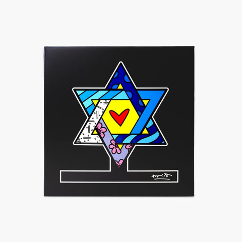 Star Of David (Black Base)