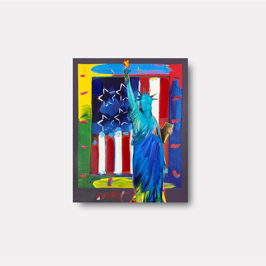 Full Liberty with Flag - Gol Art