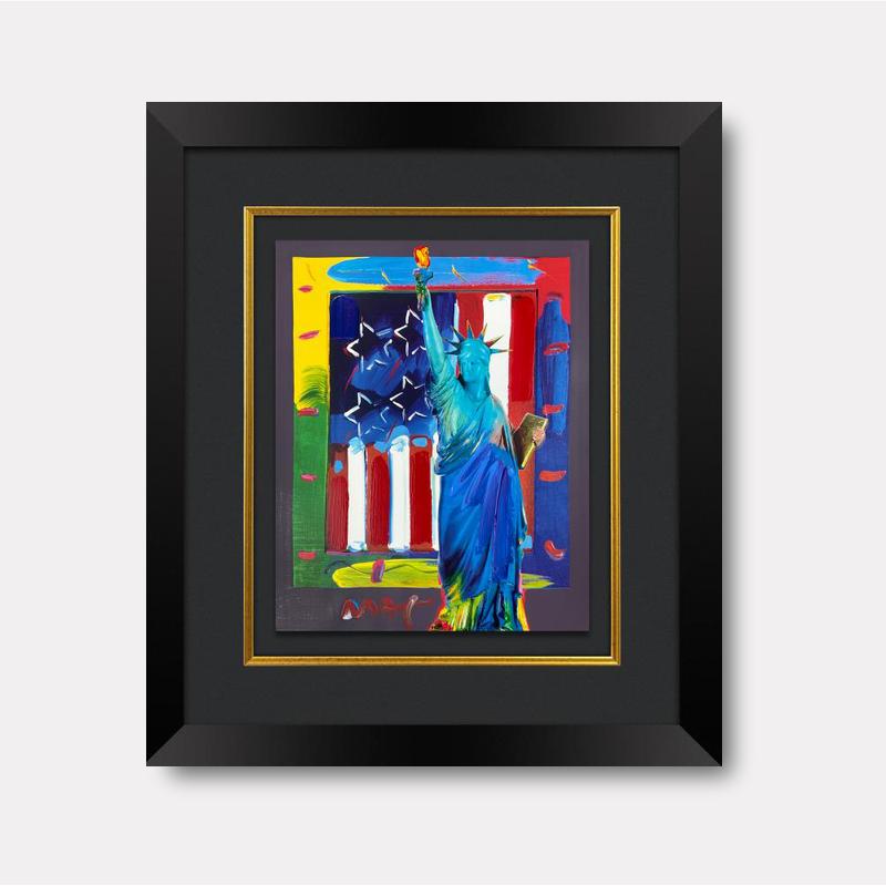 Full Liberty with Flag - Gol Art