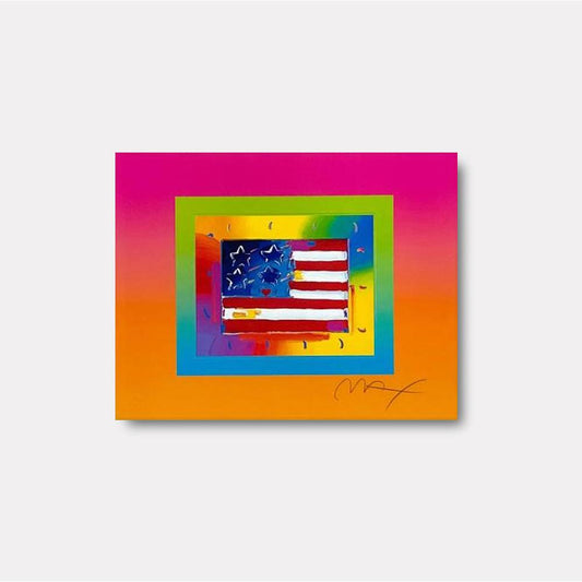 Flag with Heart - Gol Art