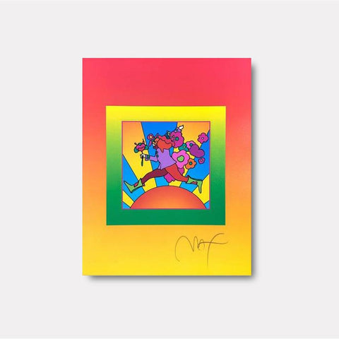 Flower Jumper Over Sunrise on Blends II - Gol Art