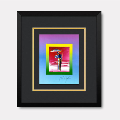 Sage with Umbrella and Cane on Blends - Gol Art