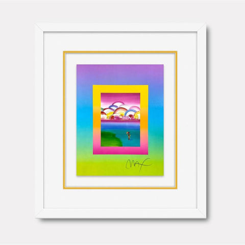 Umbrella Man with Rainbow Sky on Blends - Gol Art