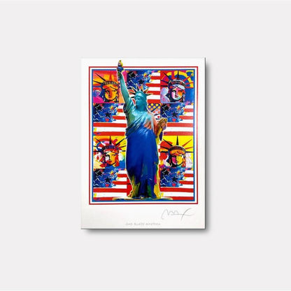 God Bless America - with Five Liberties - Gol Art