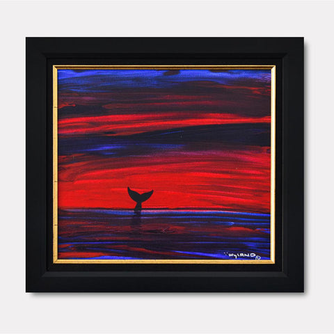 Surfacing Whale - Gol Art