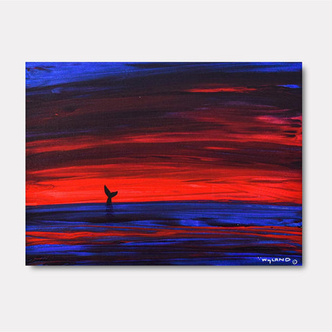 Swimming Deep - Gol Art