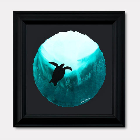 Sea Turtle Swim - Gol Art
