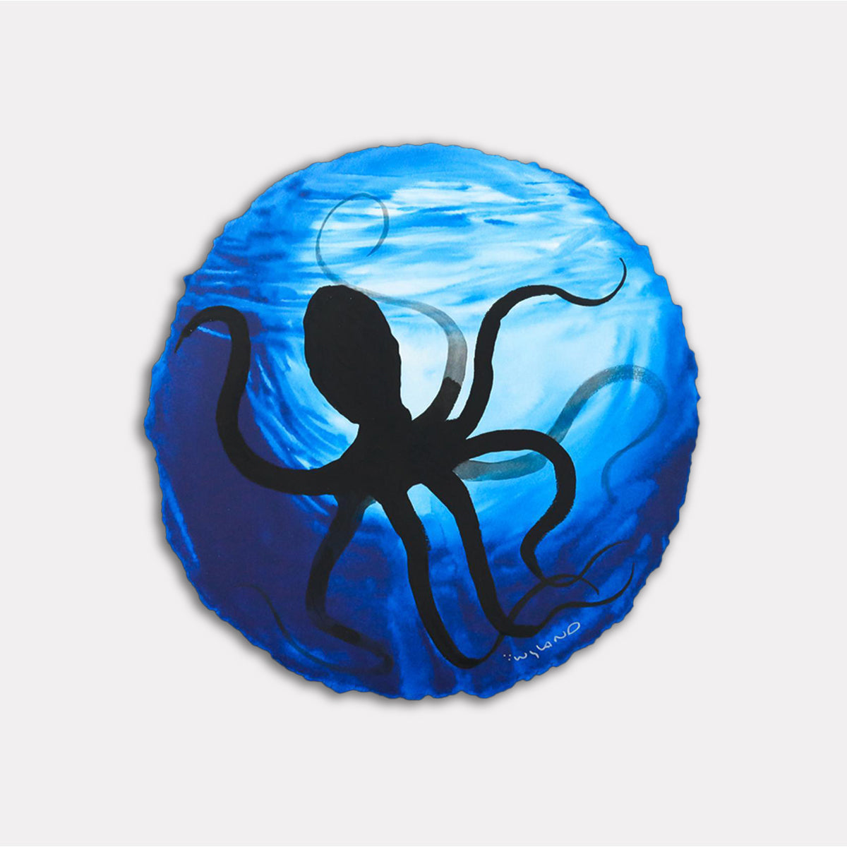 Blue Octopus - Gol Art