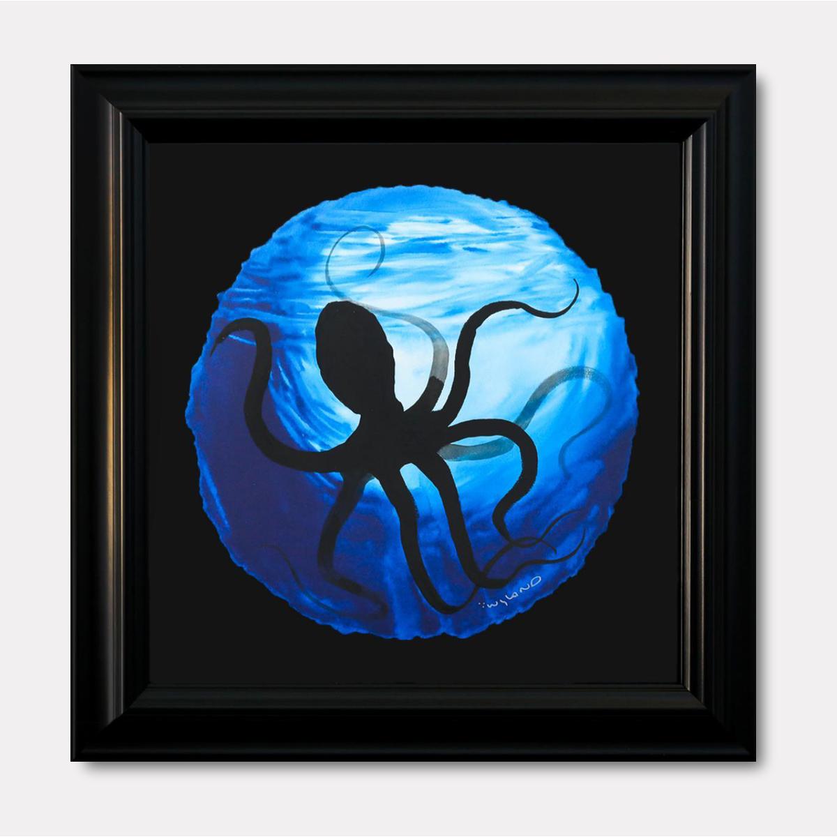 Blue Octopus - Gol Art