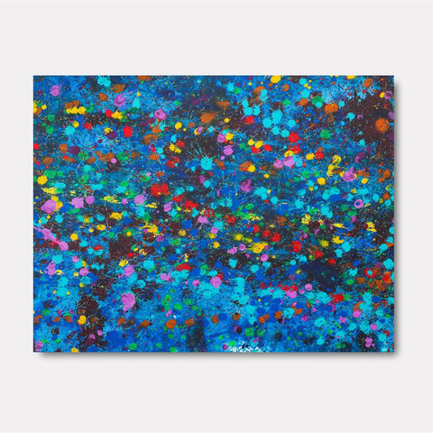 Abstract Drip - Gol Art