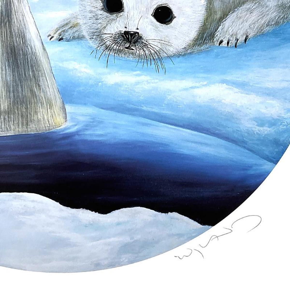 Harp Seals - Gol Art