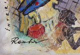 Olga Roubin- Original Acrylic On Canvas "Violin Case"