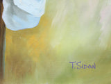 Taras Sidan- Original Oil on Canvas "Vacation in Barcelona"