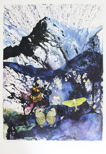Salvador Dali- Original Lithograph "Alpes"