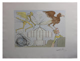 Salvador Dali- Original Engravings with color by pochoir "L'aeroplane "