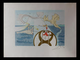 Salvador Dali- Original Engravings with color by pochoir "The Sewing Machine"