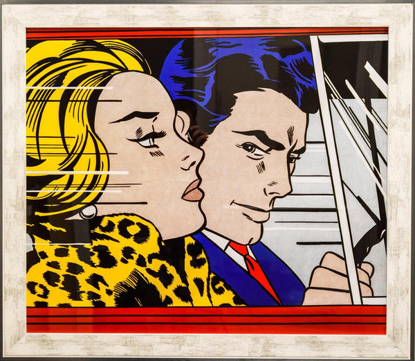 Roy Lichtenstein- Offset Lithograph "In the Car"