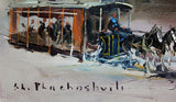 Shalva Phachoshvili- Original Oil on Canvas "Main Street"