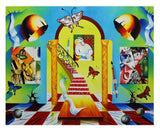 Alexander Astahov- Original Oil on Canvas "Stairway to Chagall Room"