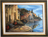 Alexander Borewko- Original Oil on Canvas "By The Ocean"