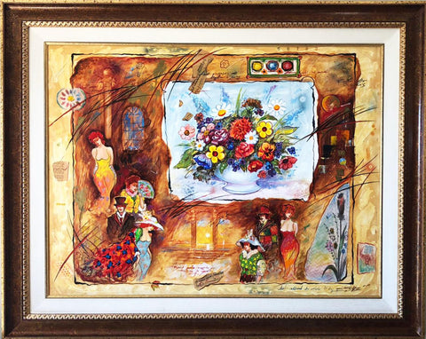 Sergey Kovrigo- Original Oil on Canvas "Spring Bouquet"